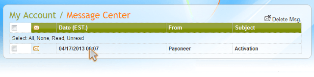 شرح التسجيل في بنك بايونير Payoneer وشرح الحصول على بطاقة MasterCard ماستر كارد الخاصة به وتفعيلها بعد استلامها
